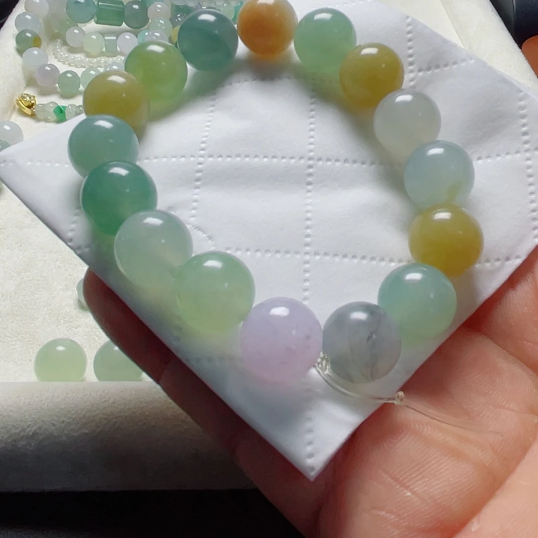 翡翠未镶嵌颈饰天然缅甸翡翠A货