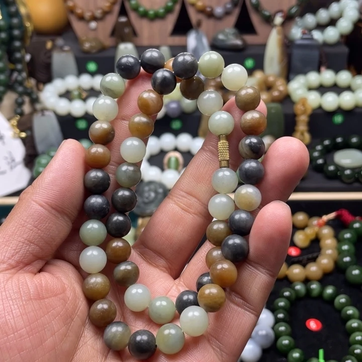 和田玉手串未镶嵌