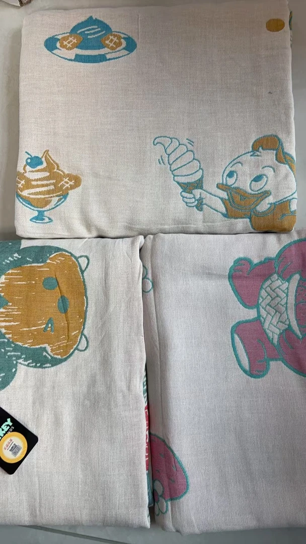 【京かわ会社】童被毛巾被盖毯105*120cm 不挑花色