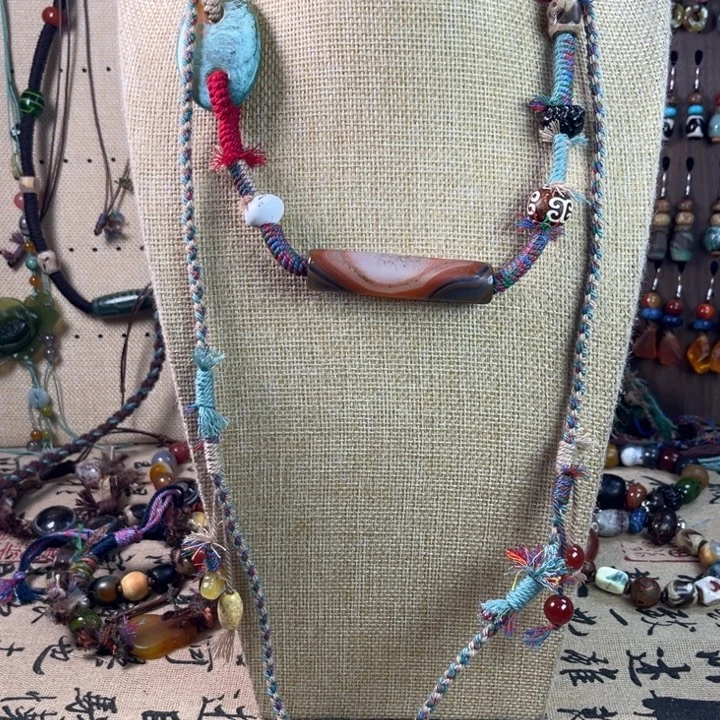 玛瑙/玉髓未镶嵌颈饰