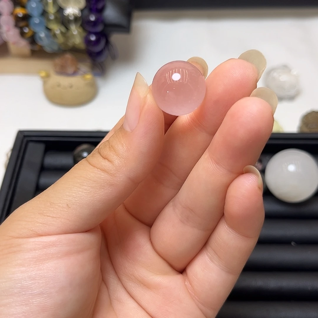 未镶嵌颈饰紫晶远***5粉水球102