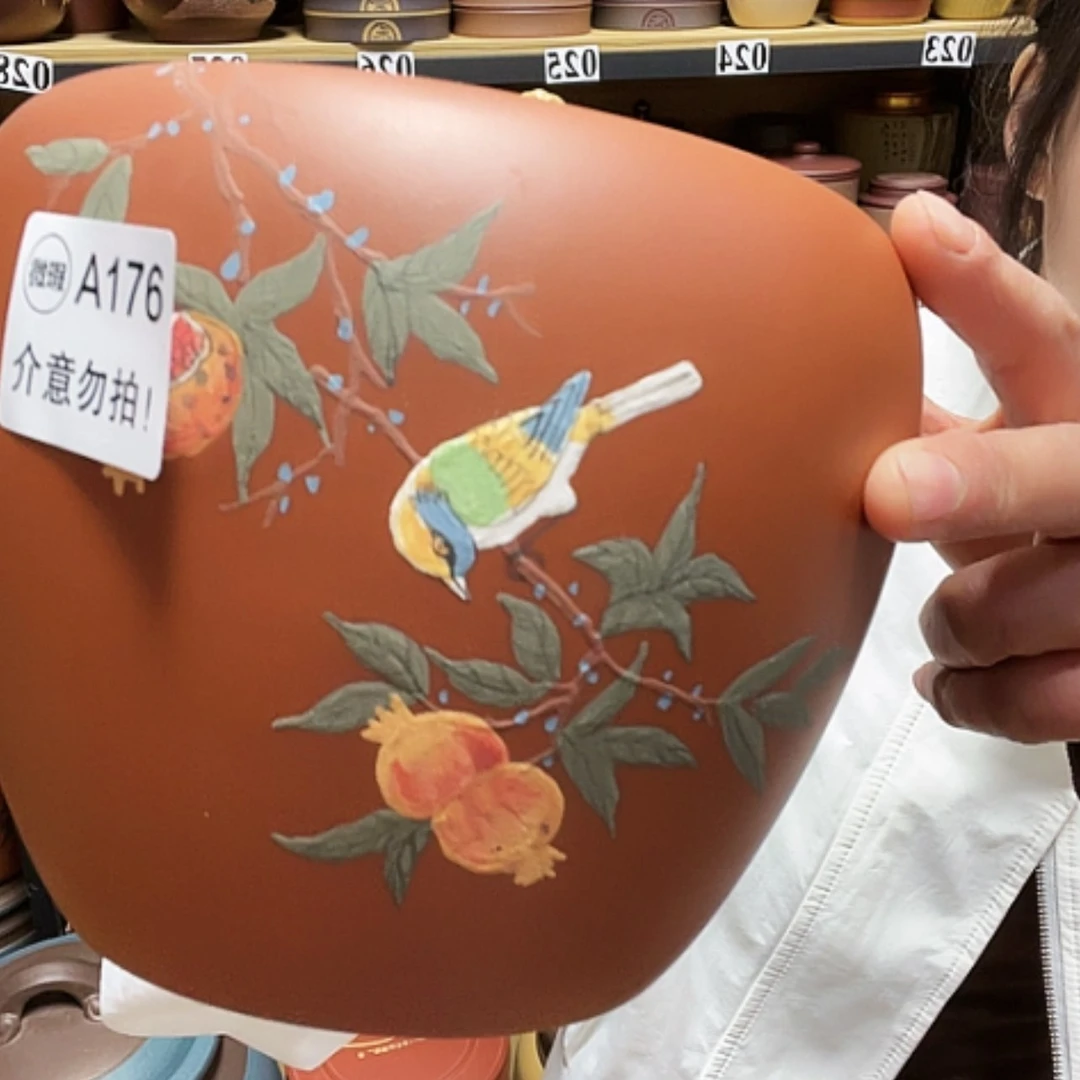 【闪购商品】紫砂茶叶罐茶**生紫砂茶叶罐