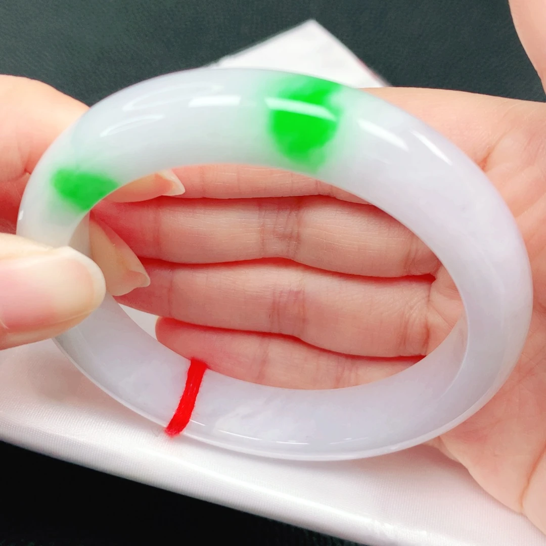 翡翠未镶嵌手镯58圈