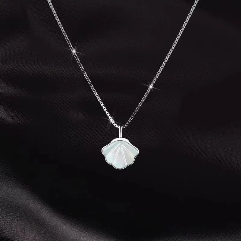 合金项链 一贝子项链 冷淡气质锁骨链高级感百搭饰品女