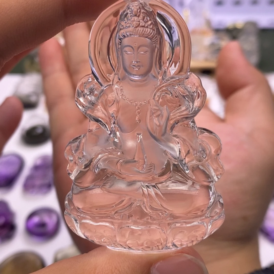 又****水晶颈饰未镶嵌定制