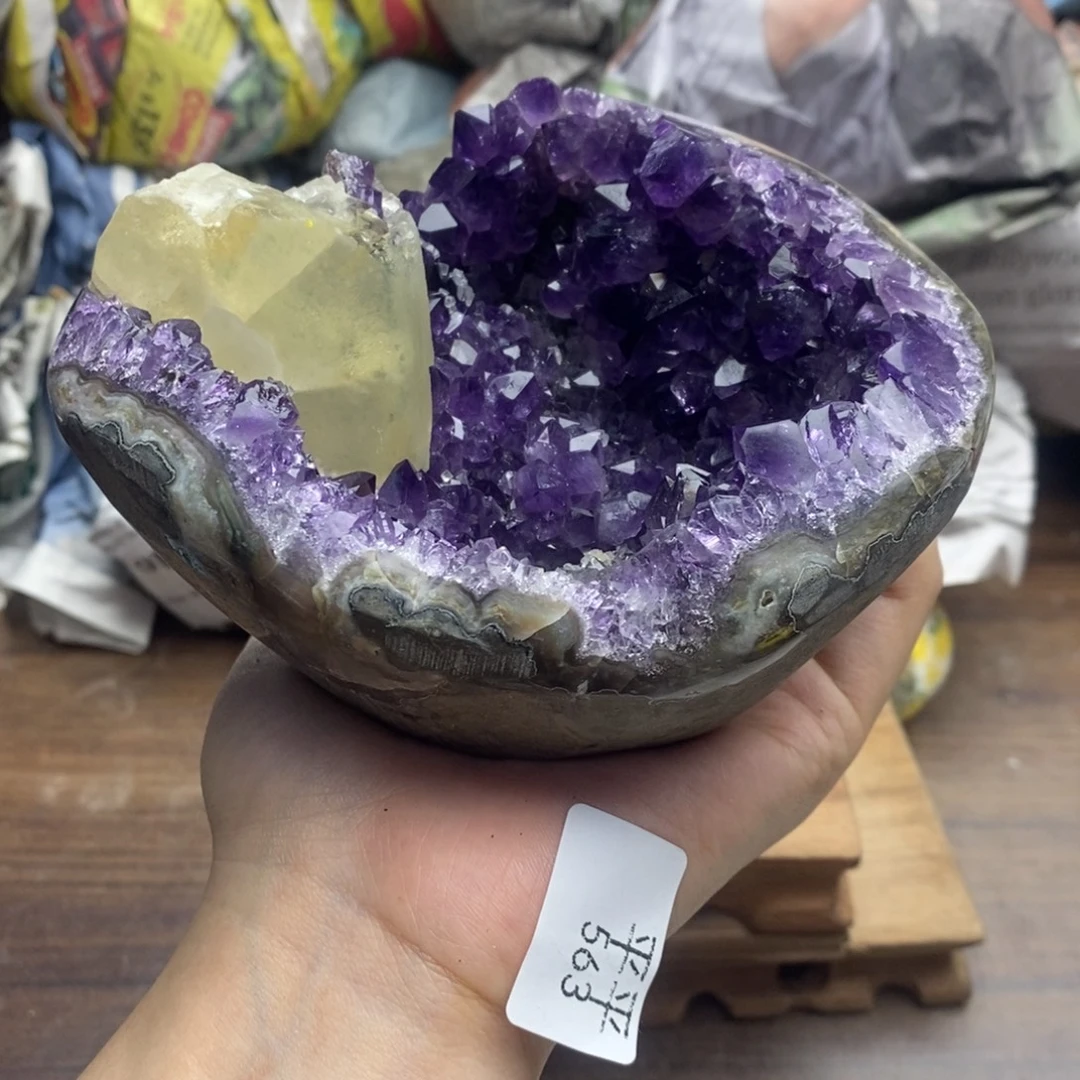 紫晶珠宝半成品未镶嵌