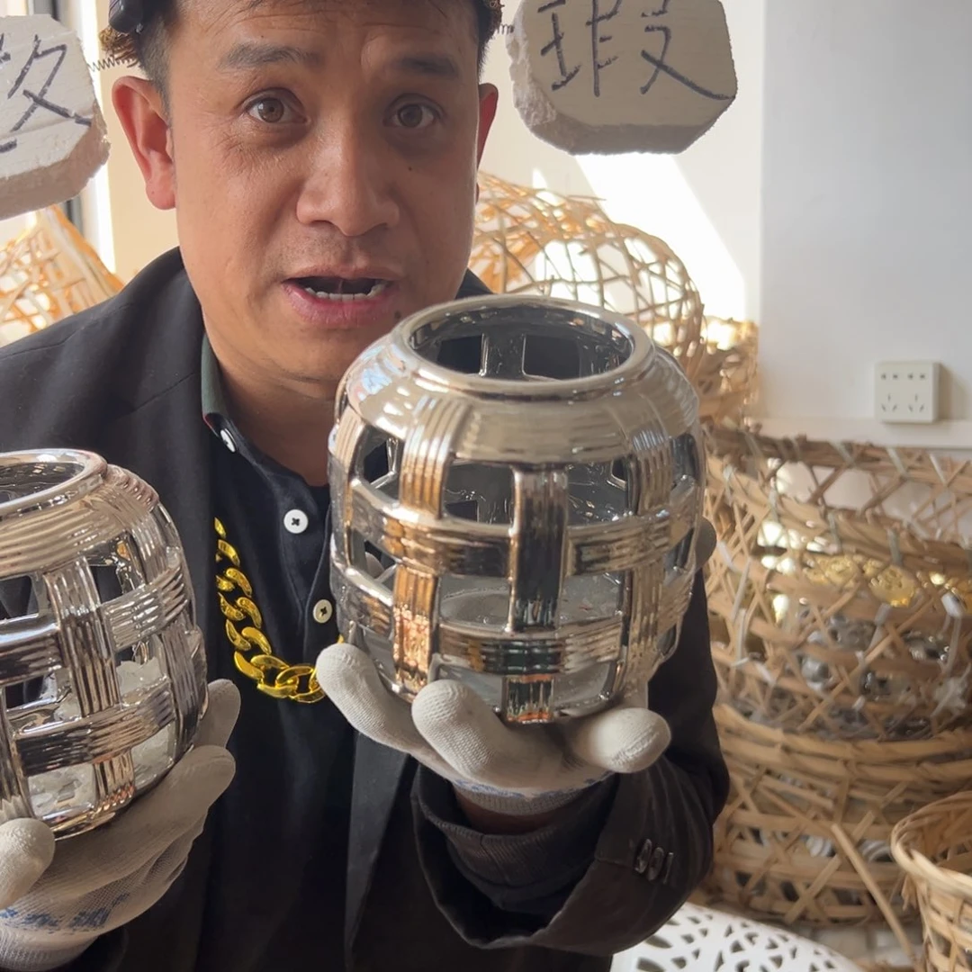 摆件89 号高中低温陶瓷工艺瓶（部分微瑕）