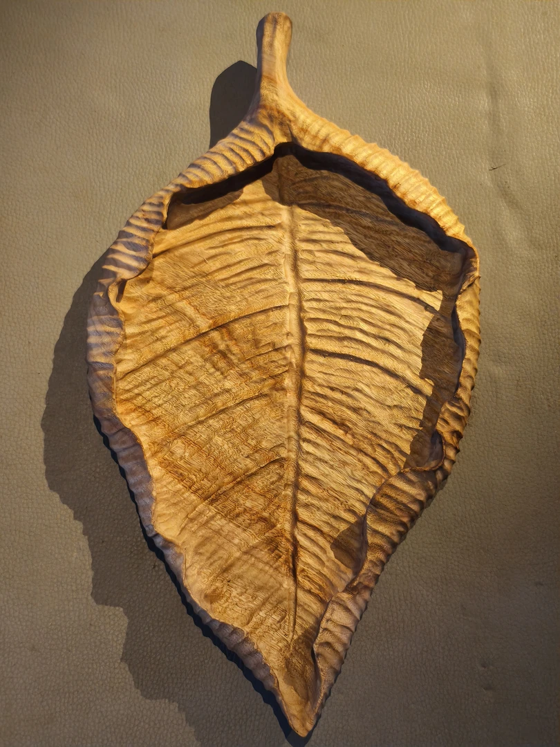 茶文化茶周边根雕艺术树叶造型干泡茶盘酒店民宿办公室居家通用