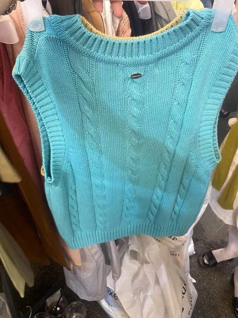 韩国东大门正品女装时尚马夹070936（NO退NO换）