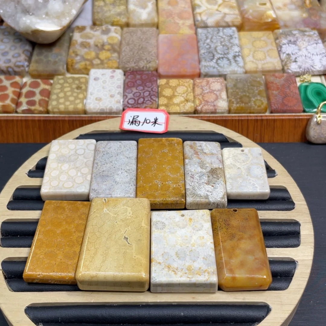 硅化玉未镶嵌颈饰单扣10米1个