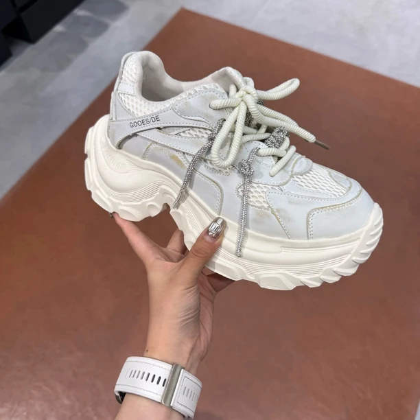 YBLH「重工·拼接·做旧老爹鞋」8585-3