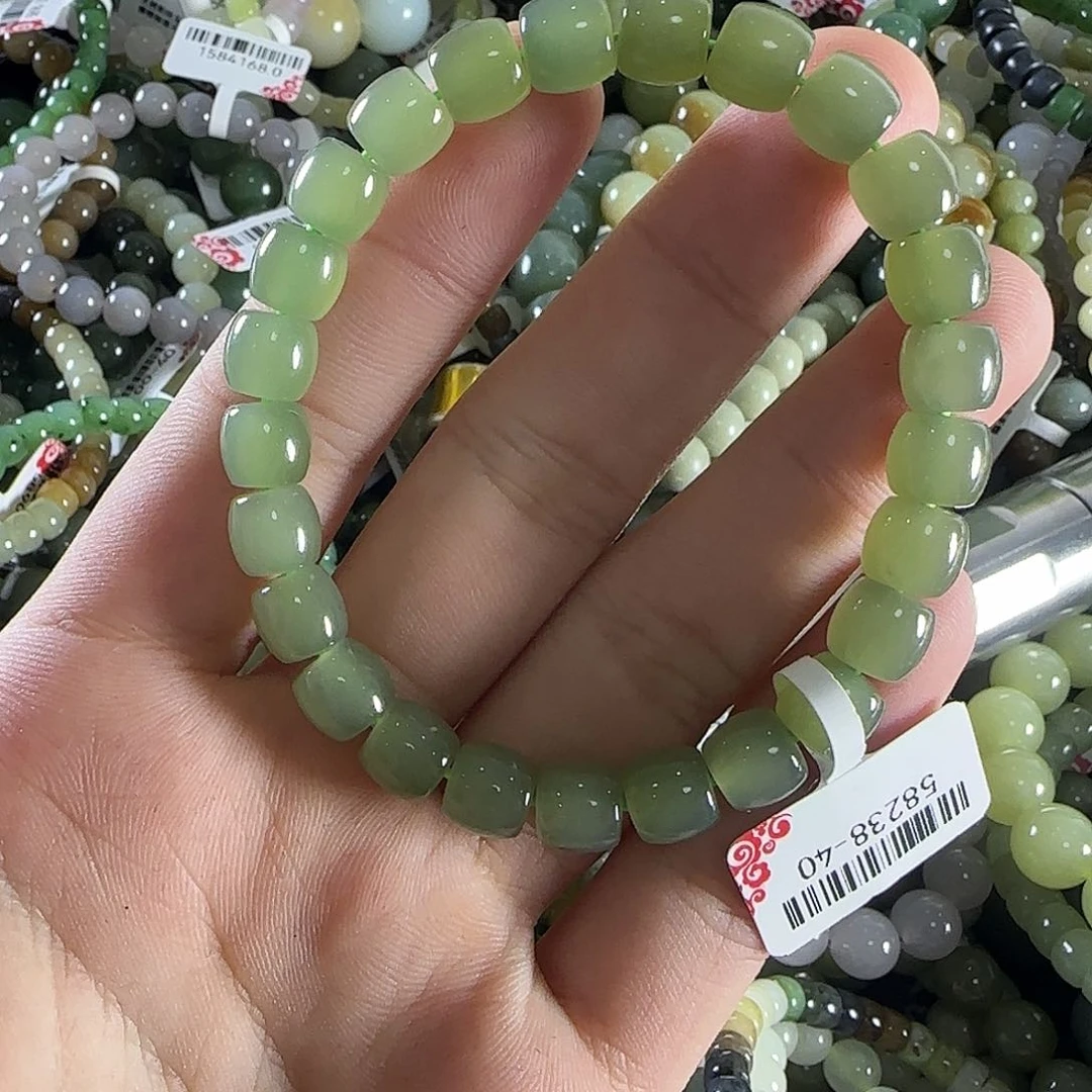 和田玉手链未镶嵌130