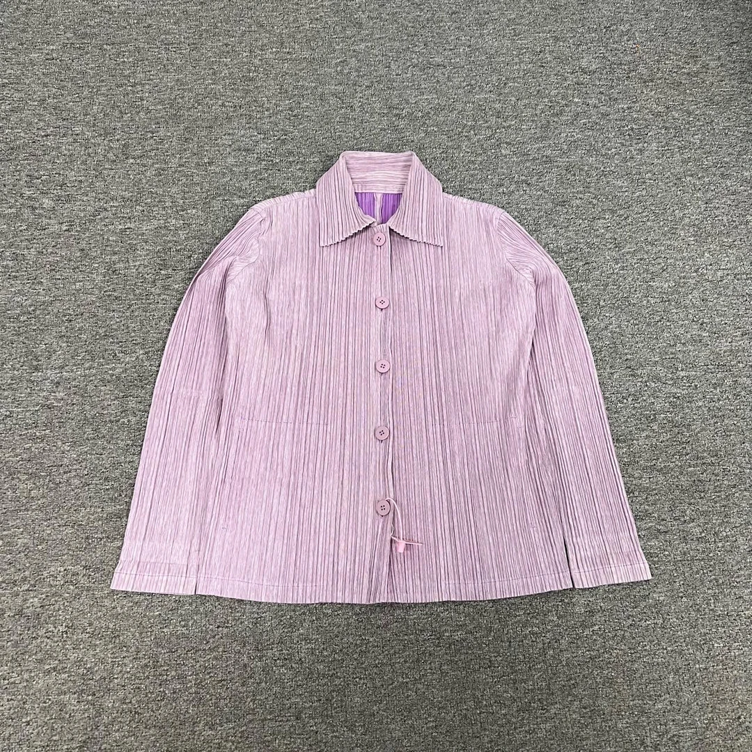 99新 Issey Miyake/三宅一生 三宅一生紫色外套