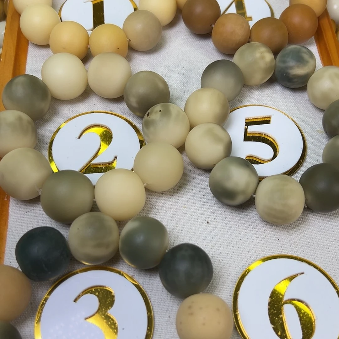 菩提根/象牙果吊坠瑕疵卡23-24花皮5条不售后