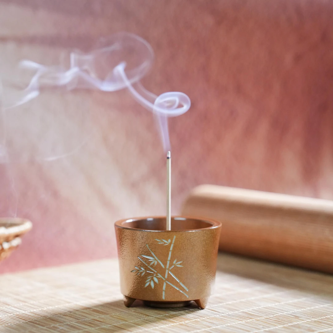 闻思香堂 龙泉青瓷【竹子炉】 香薰炉