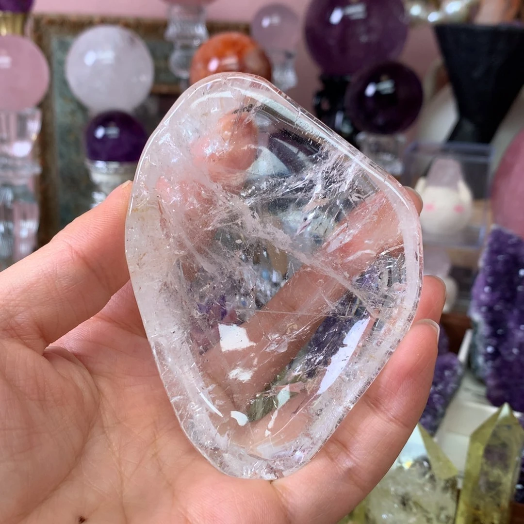 未镶嵌珠宝半成品水晶阿塞水晶碗