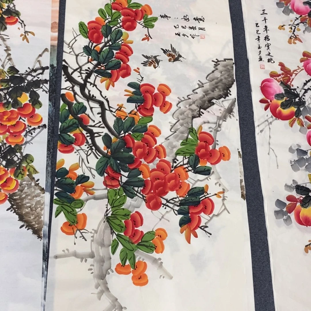 国画尺寸140✖️70四尺手绘画