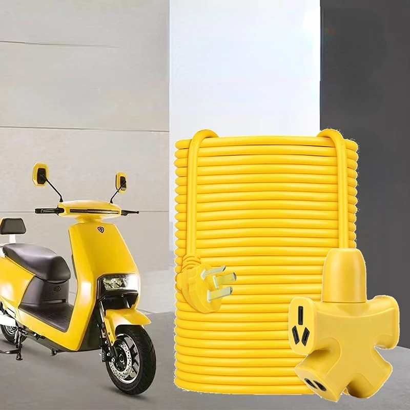 9米充的电室外的加长黄色线