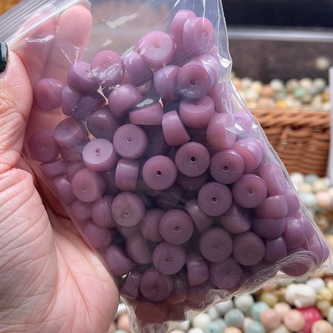 白玉菩提吊坠A/11mm/100颗锅底