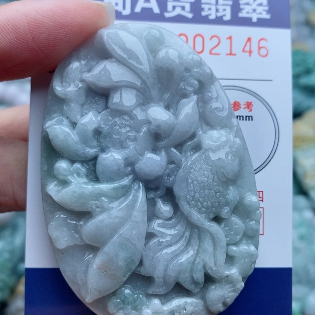 翡翠未镶嵌颈饰12345678