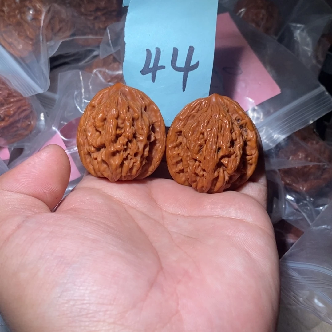 把件文玩核桃38麦穗虎