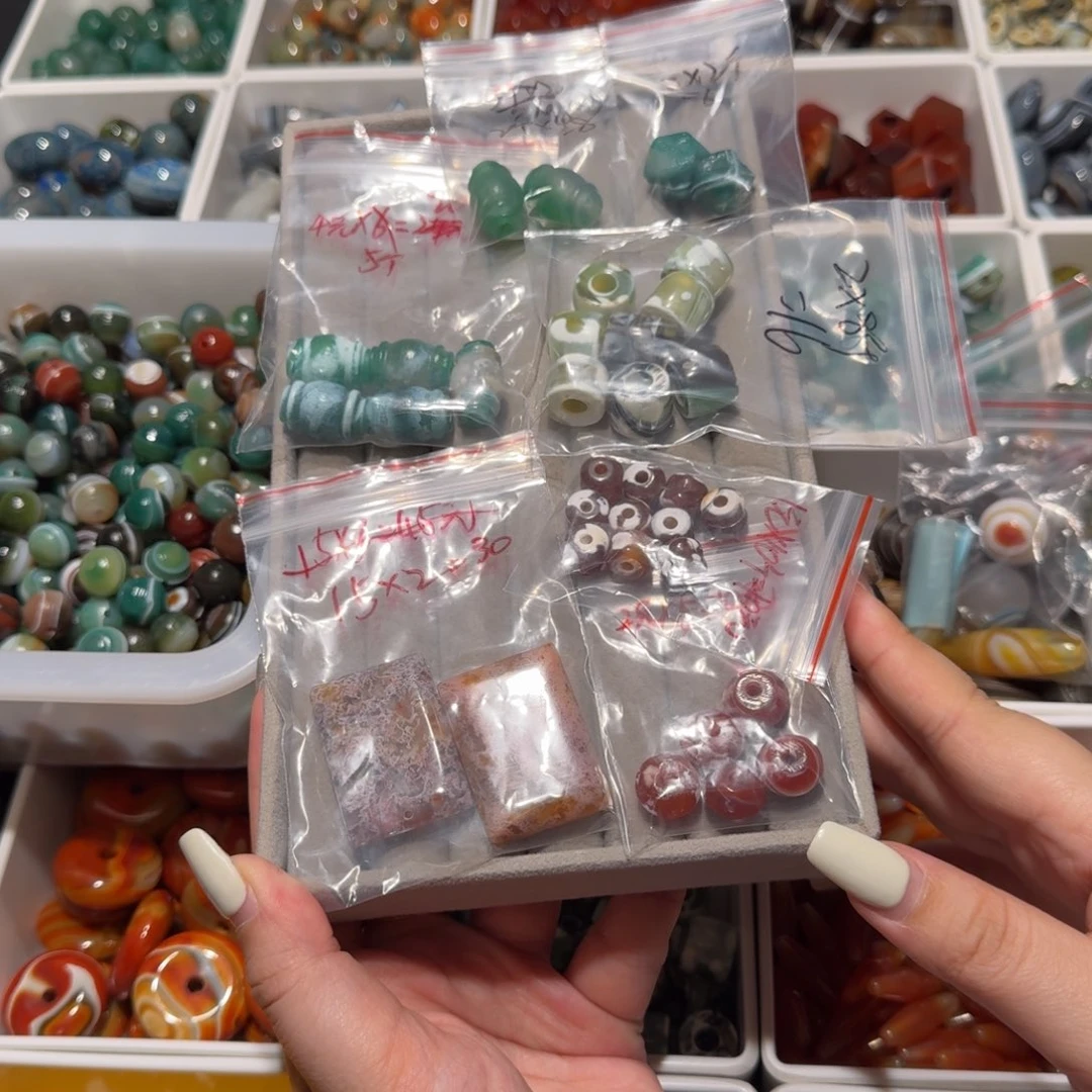 未镶嵌玛瑙/玉髓珠宝半成品