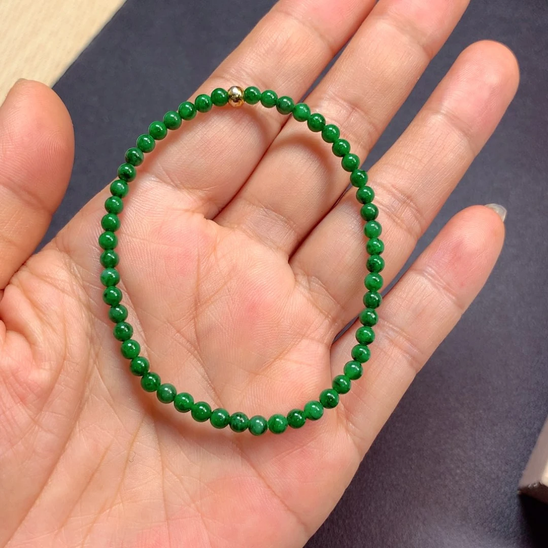 翡翠颈饰未镶嵌项链