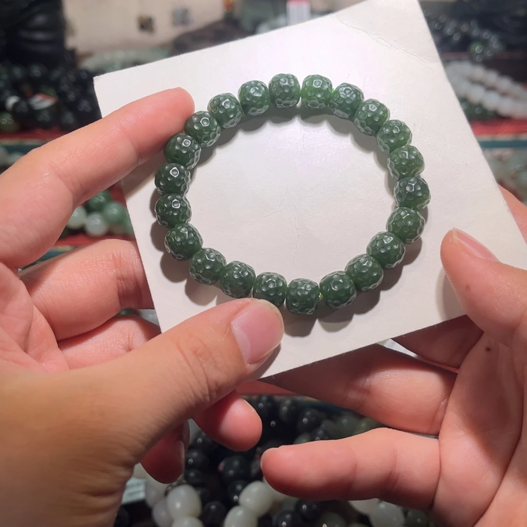 和田玉未镶嵌手链