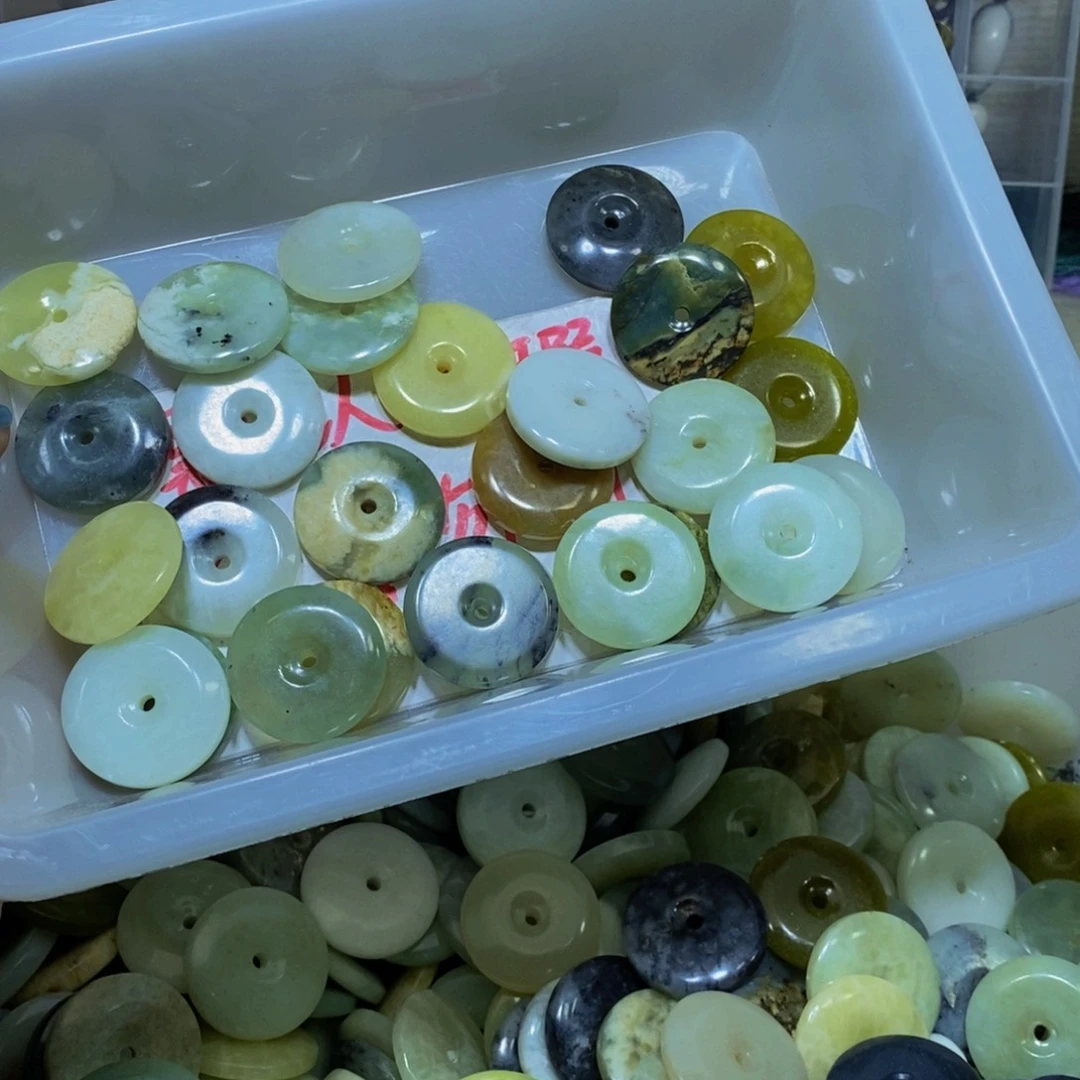 蛇纹石玉未镶嵌毛衣链10