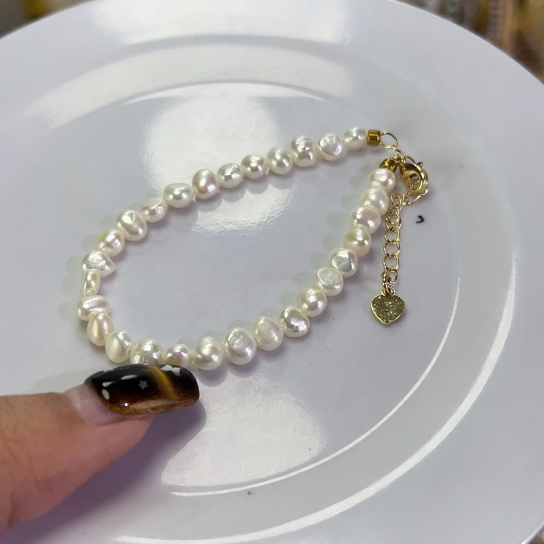 手绳淡水珍珠钛钢