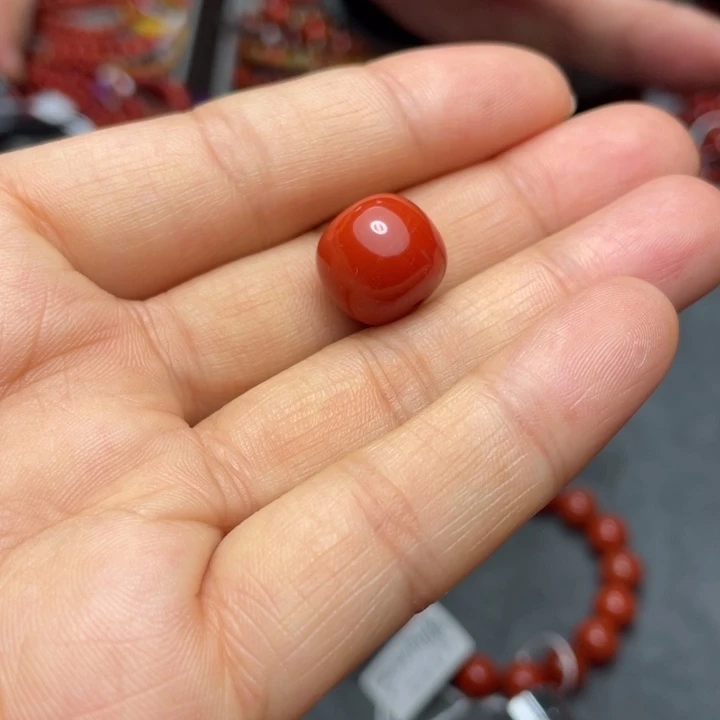 南红玛瑙单珠13多样性发1未镶嵌