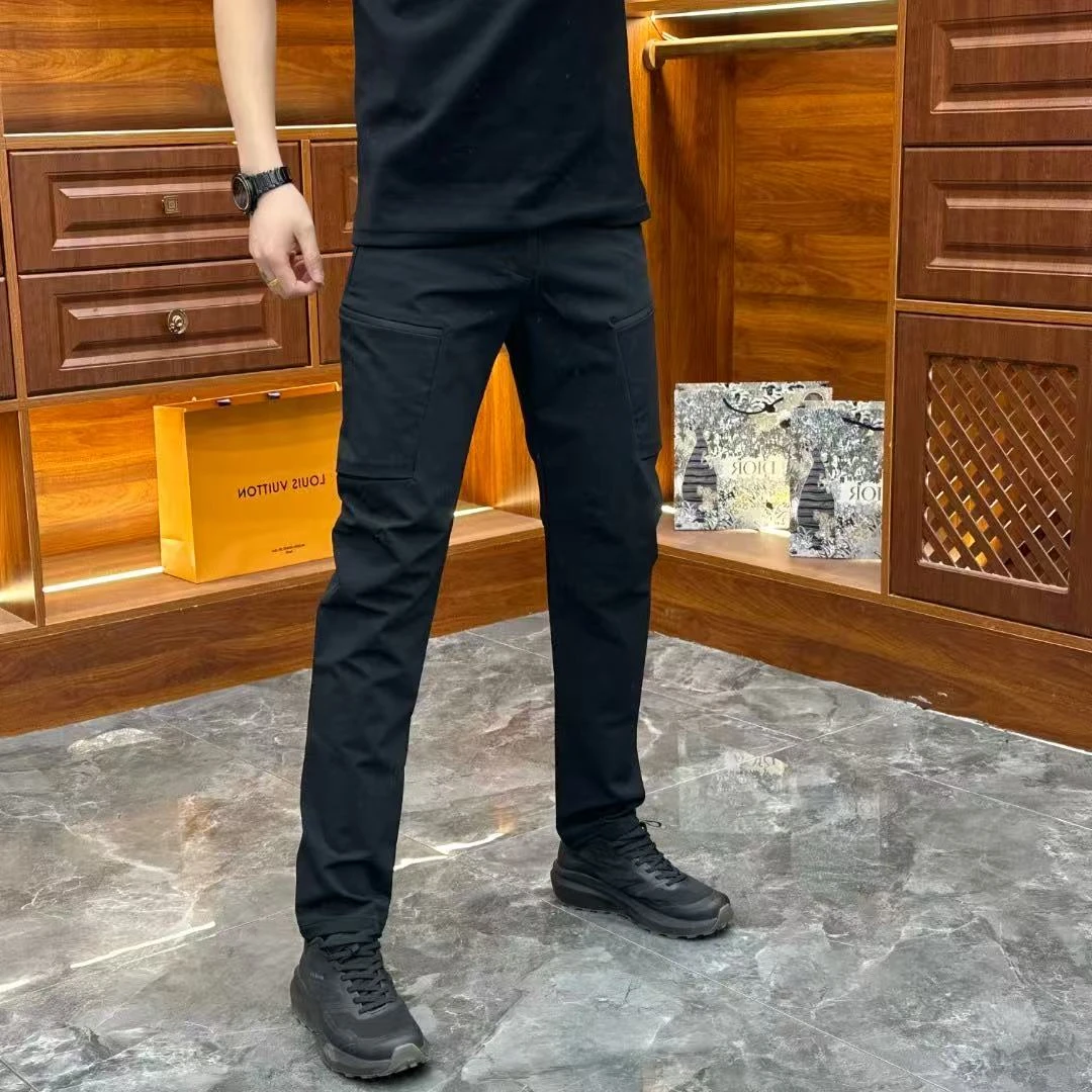 春季新款男士高品质户外冲锋裤休闲时尚百搭软壳休闲裤