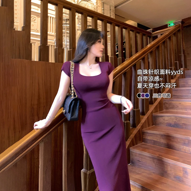 林关关【哥德堡浪漫】法式气质裙子修身包臀裙显瘦长裙性感中长裙子