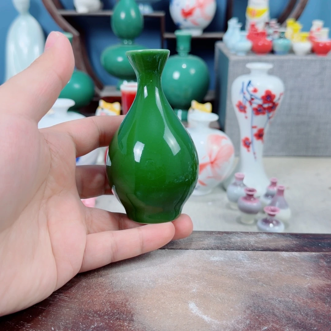 陶瓷手工小花器摆件