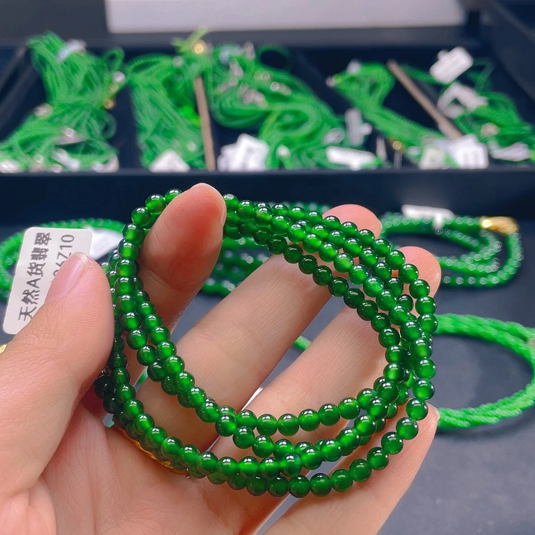 翡翠未镶嵌颈饰卡4