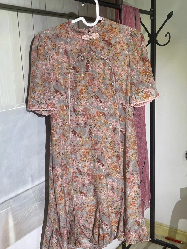 桑蚕丝气质宽松连衣裙直播（下单备注）