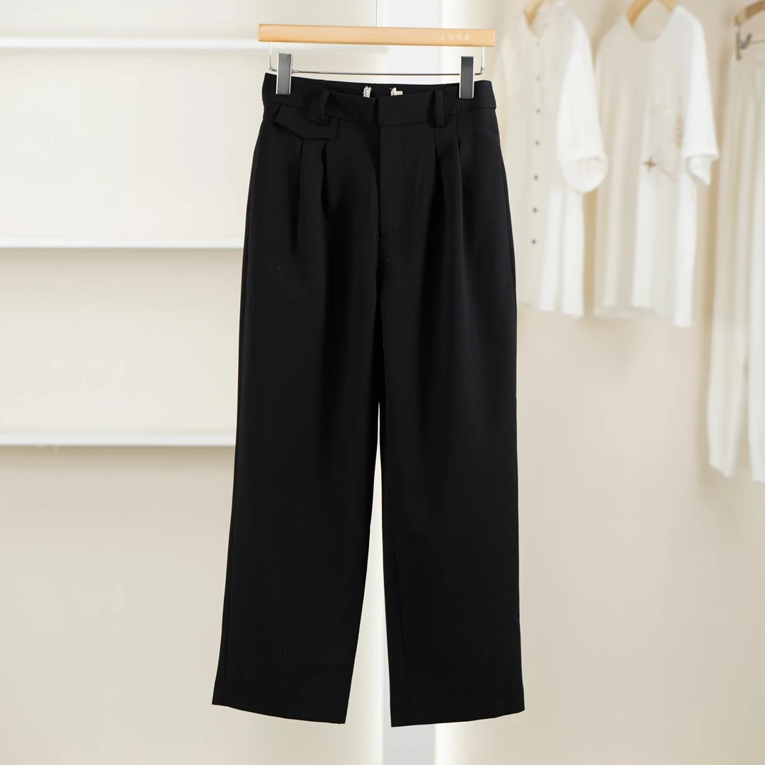 麦迪尚品【芭】51205225 简约百搭休闲裤春季女装专柜正品