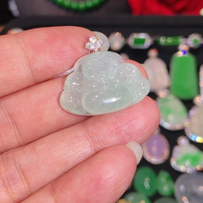 【闪购商品】颈饰未镶嵌翡翠天然翡翠