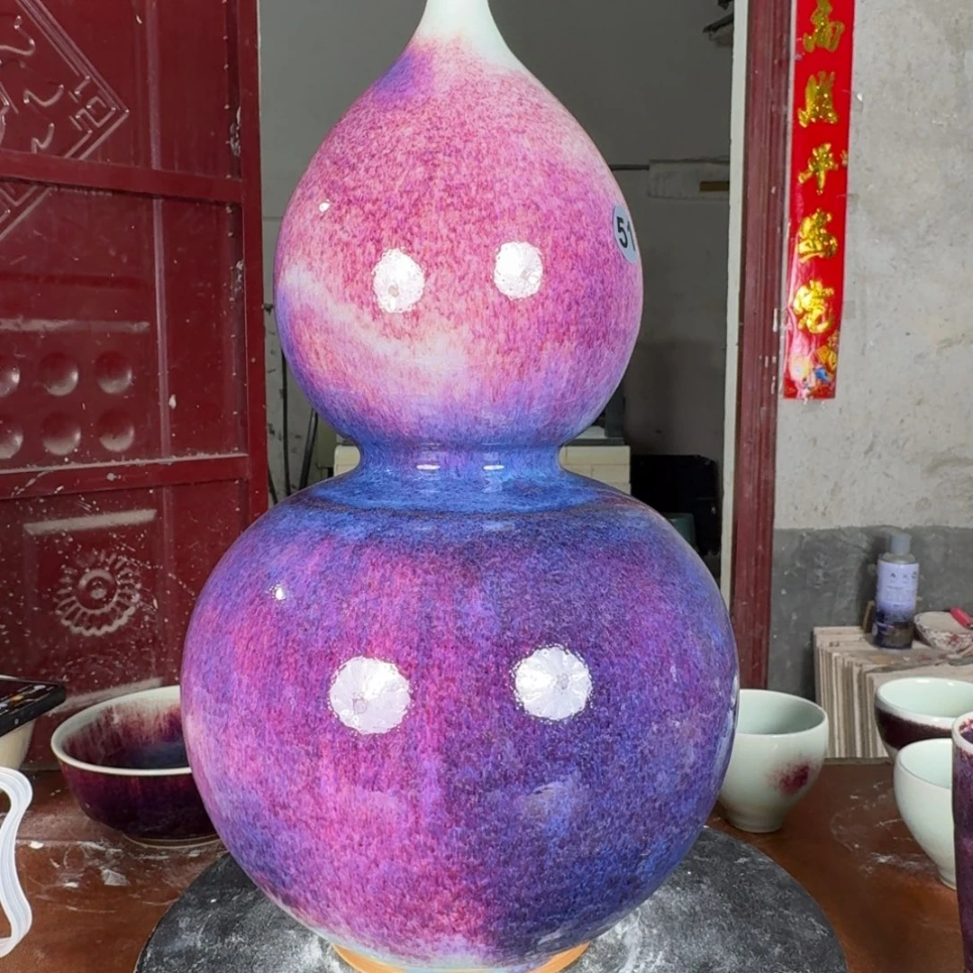 用***5摆件瓷精品大福利钧窑摆件纯手工