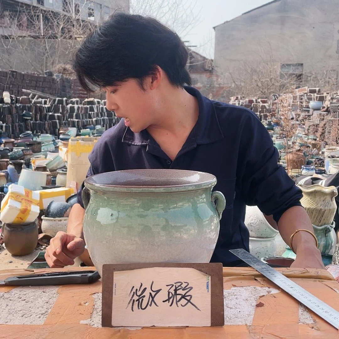 红陶宜兴紫砂花盆