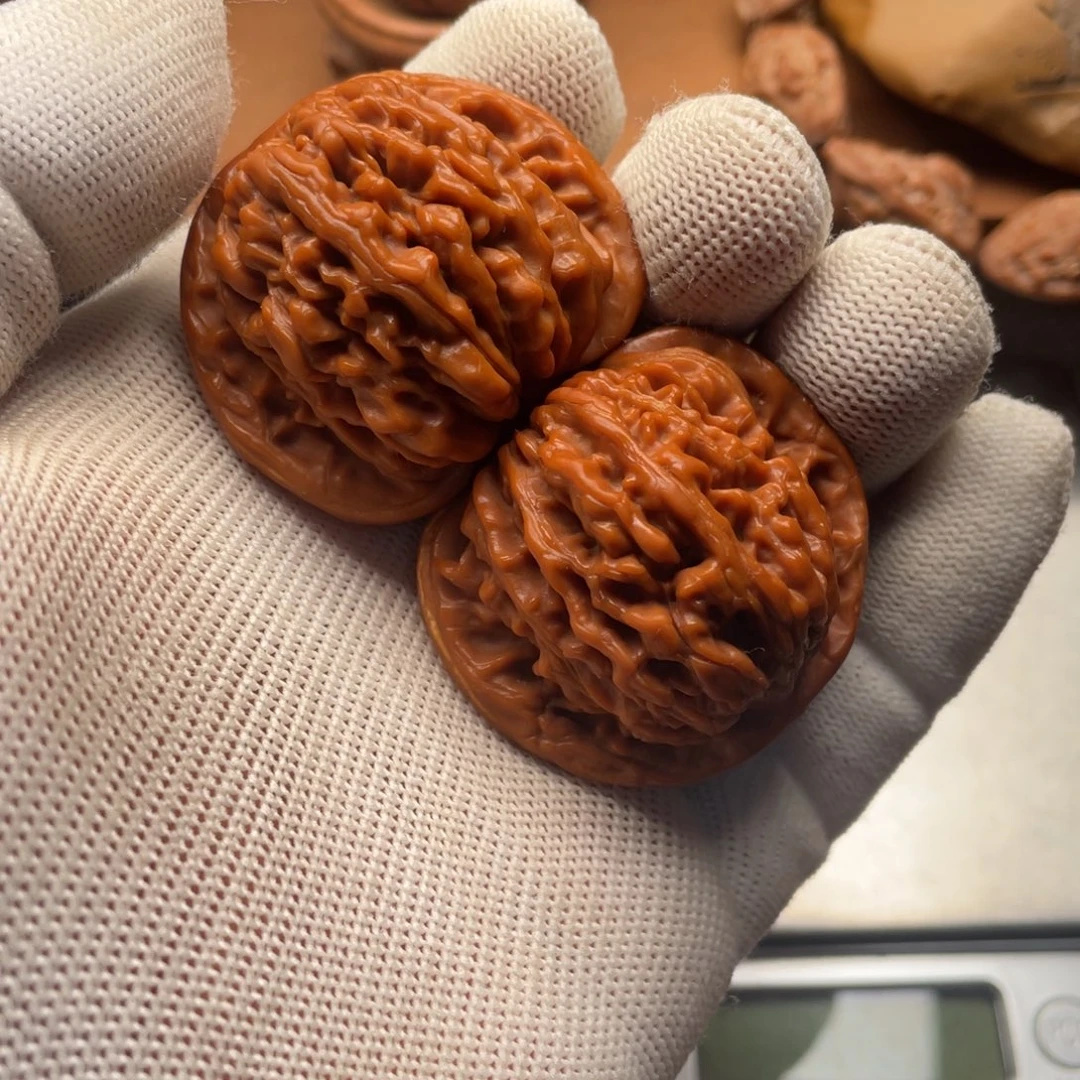 文玩核桃吊坠四座楼