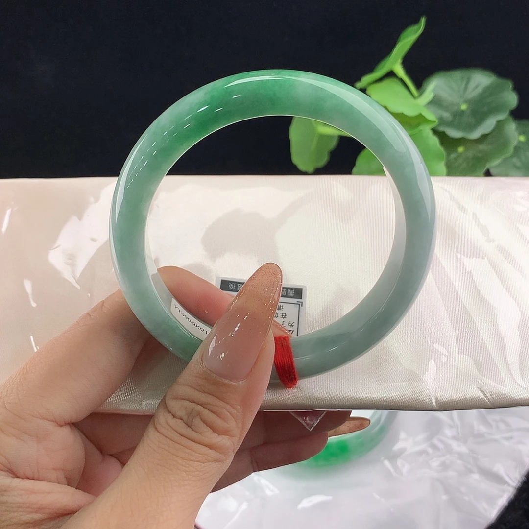 翡翠未镶嵌手镯正59