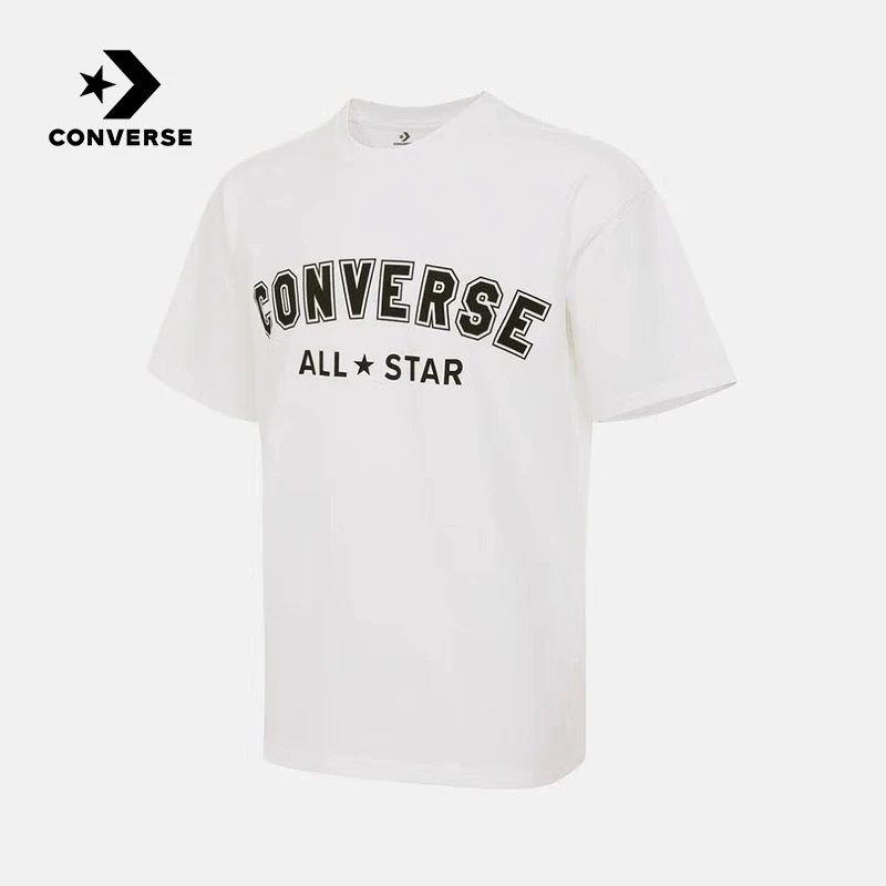 Converse/匡威25新款男女同款圆领宽松透气运动短袖T恤UCJ640-001