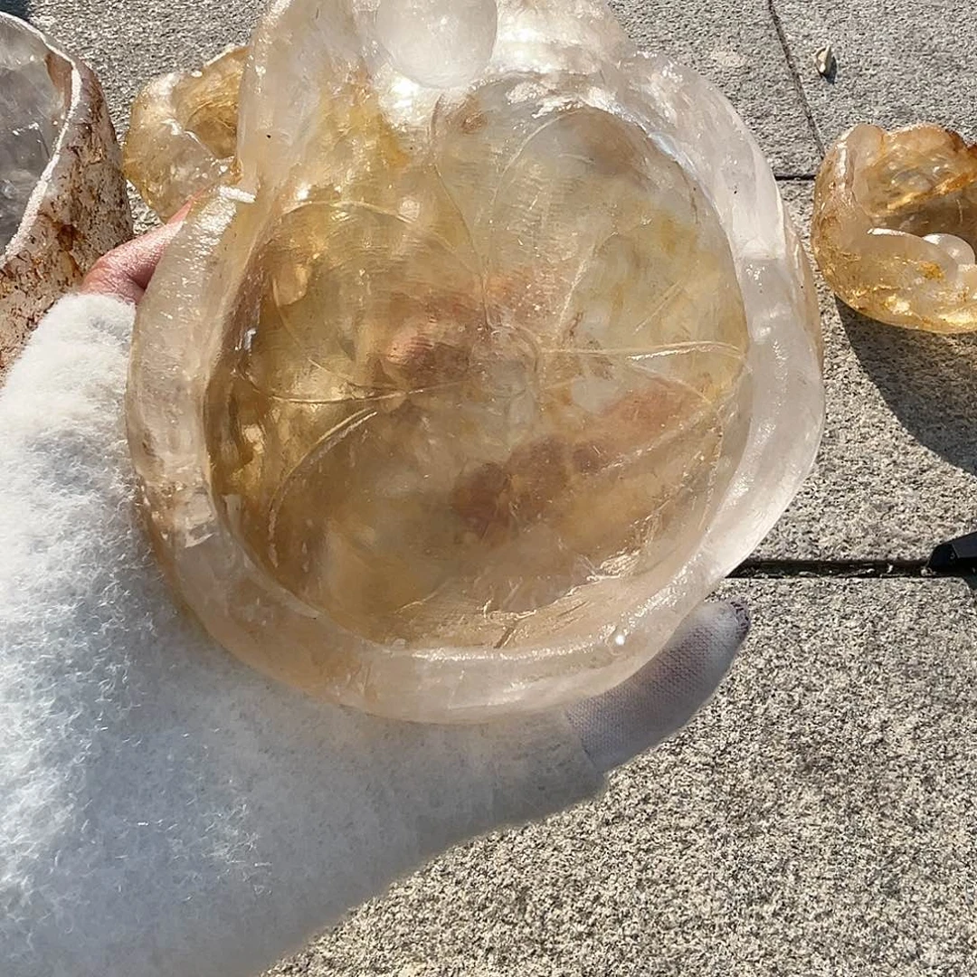 水晶手链未镶嵌庞****✈胶花碗