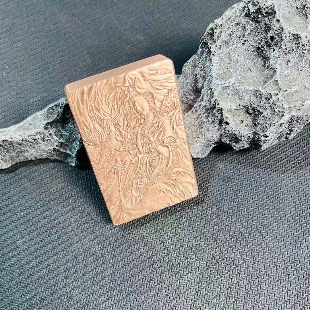 帕伽尼紫铜御凤观音3500 打火机