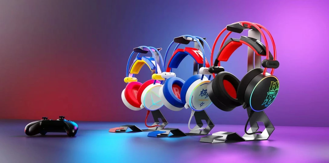 准新品 达尔优 准新品.426pro飞翼式头帘游戏竞技有线网吧耳机