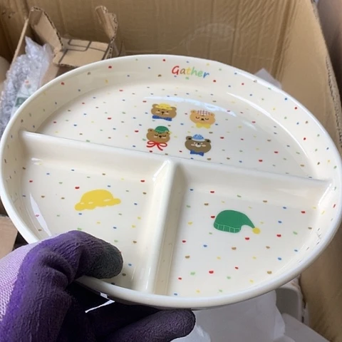 盘陶瓷制品满25拼单发货默认微瑕