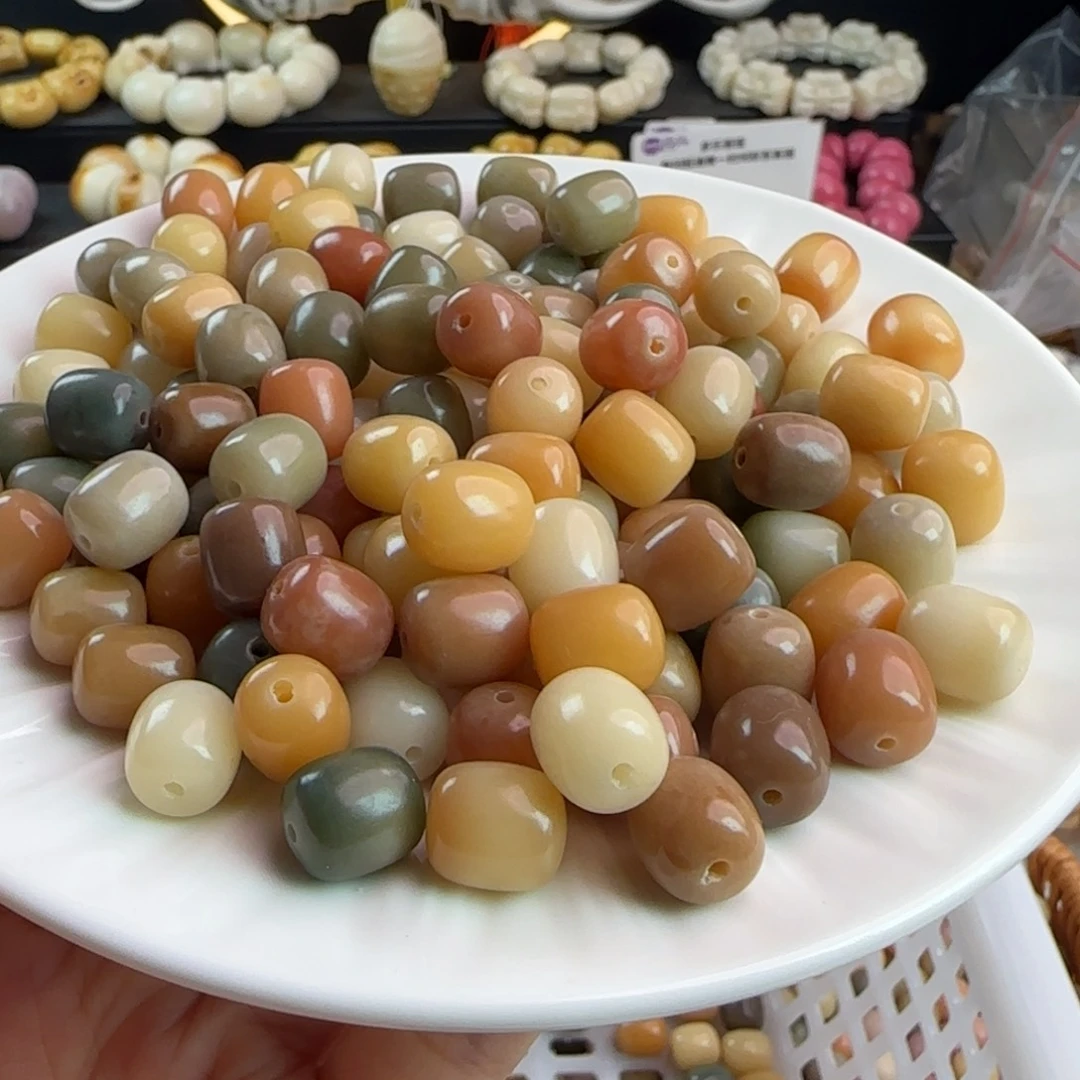 手串菩提根/象牙果卡12莫奈花园年糕1000颗批发