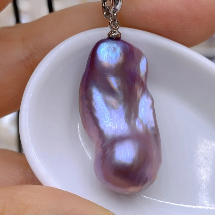 淡水珍珠吊坠(赠链)未镶嵌