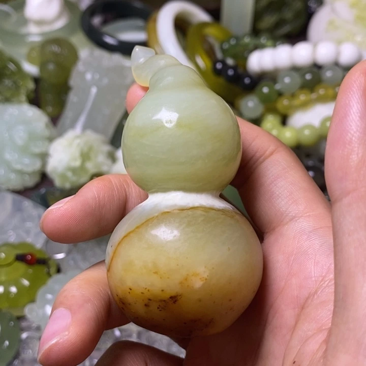岫玉岫玉把件未镶嵌胖**叔